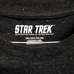 CBS Studios Unisex Star Trek T-shirt Sz 3X
